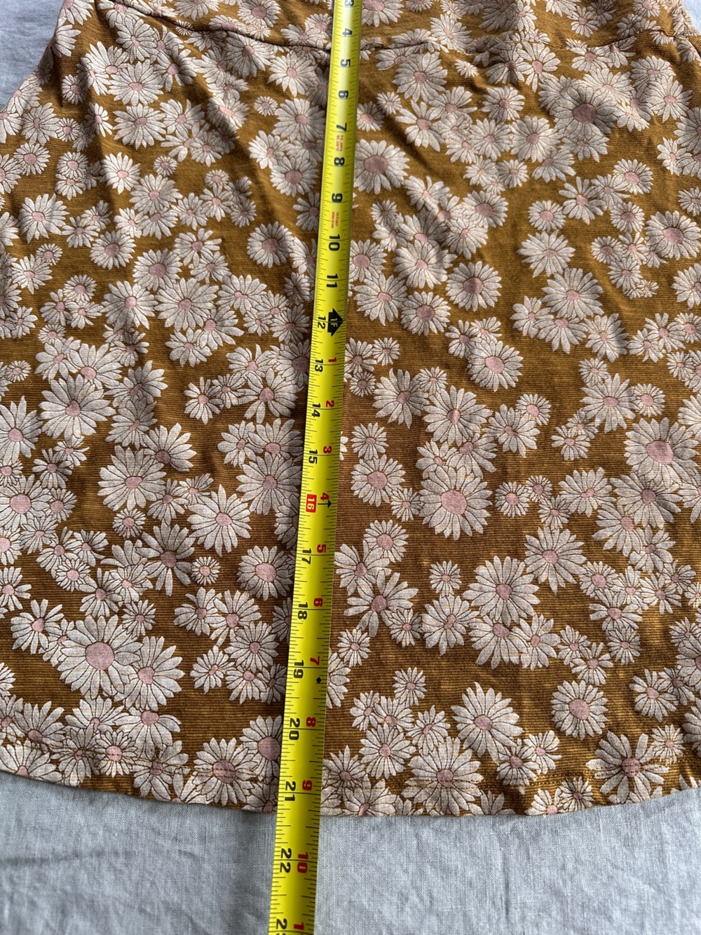 TOAD & CO Shaka Daisy Floral A-Line Skirt | M   NWOT - Picture 6 of 7